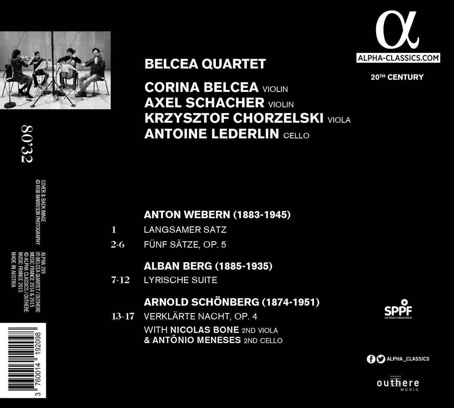 Berg, Webern & Schoenberg: Chamber Music