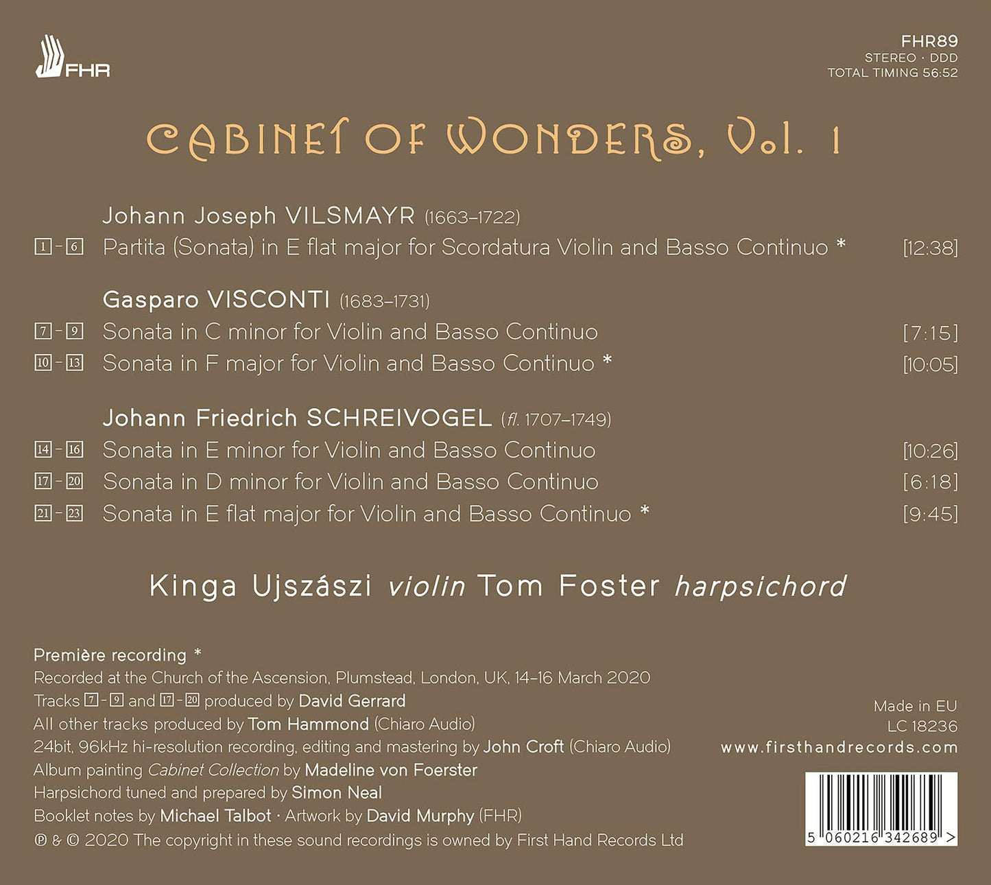 Cabinet of Wonders, Vol. 1