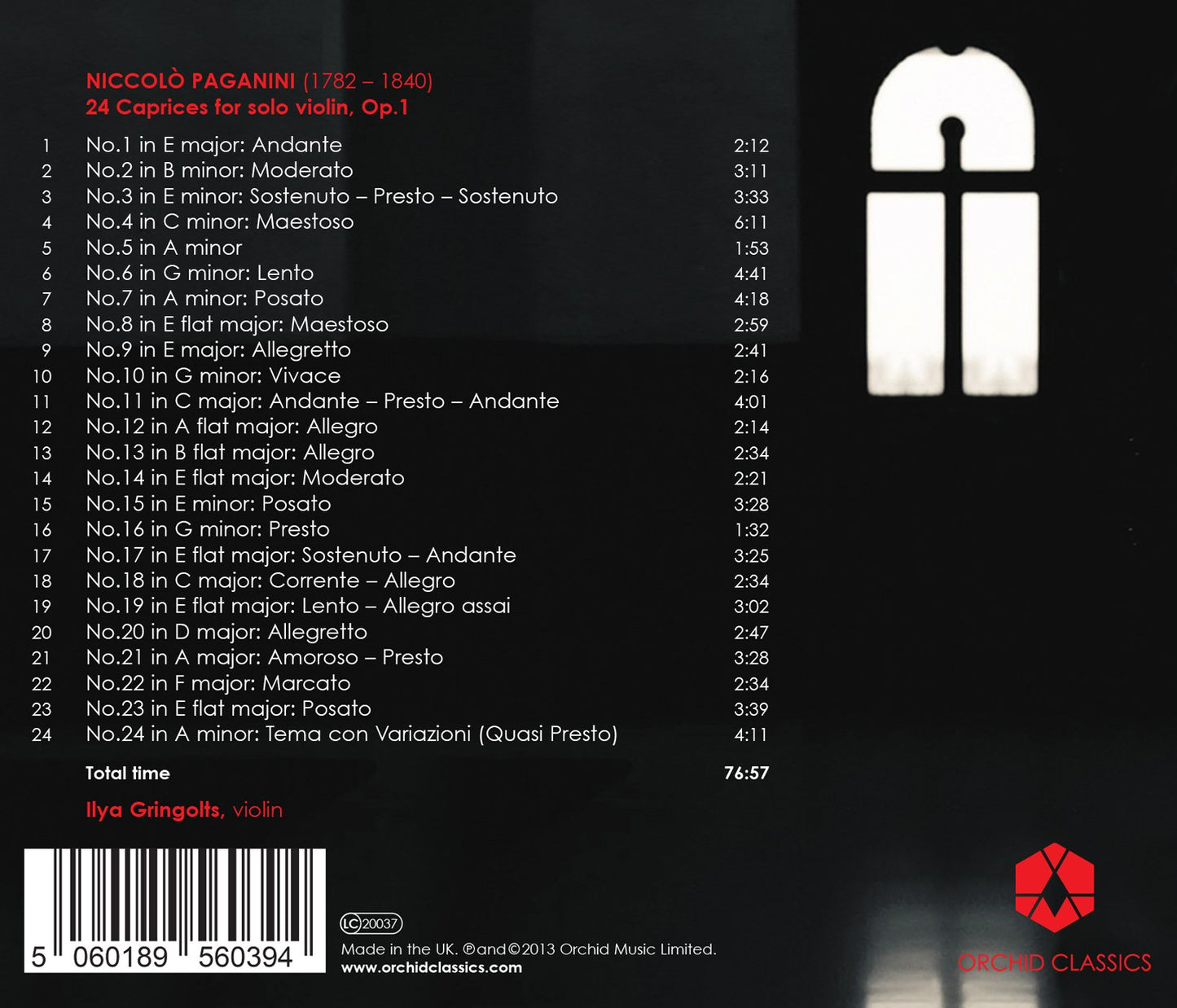 Paganini: 24 Caprices, Op. 1