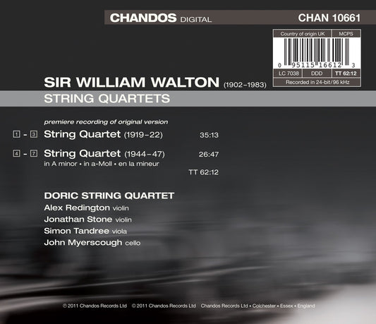 Walton: String Quartets