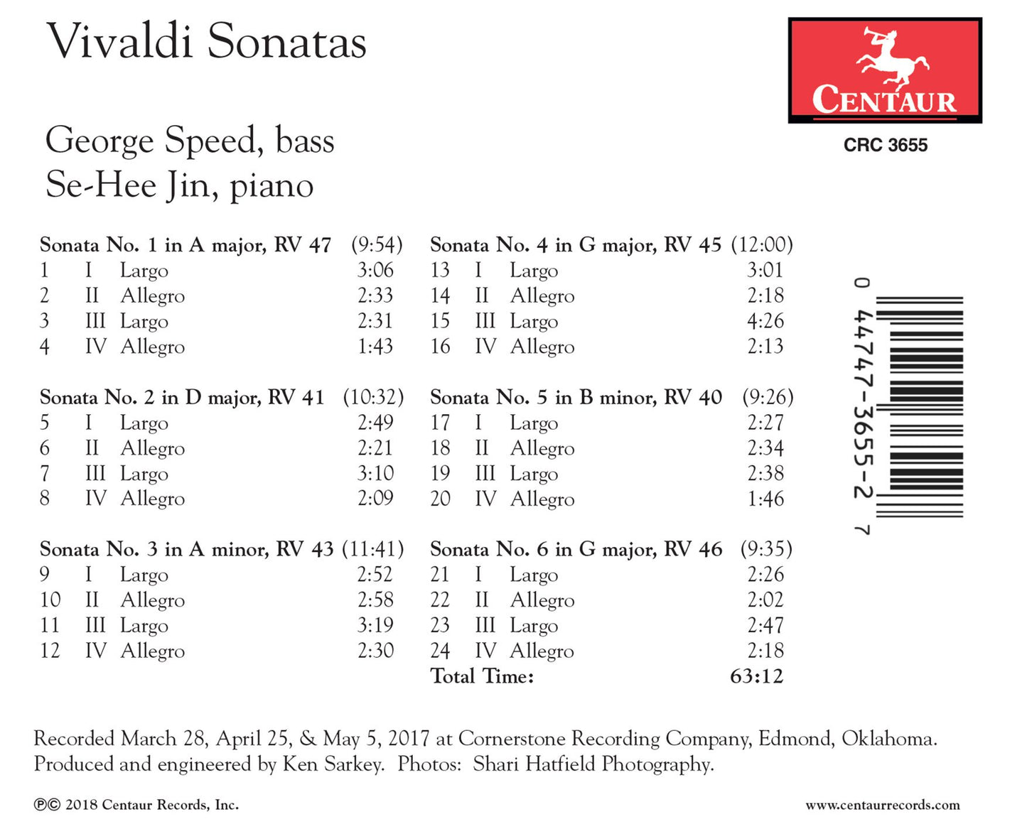 Vivaldi: Sonatas