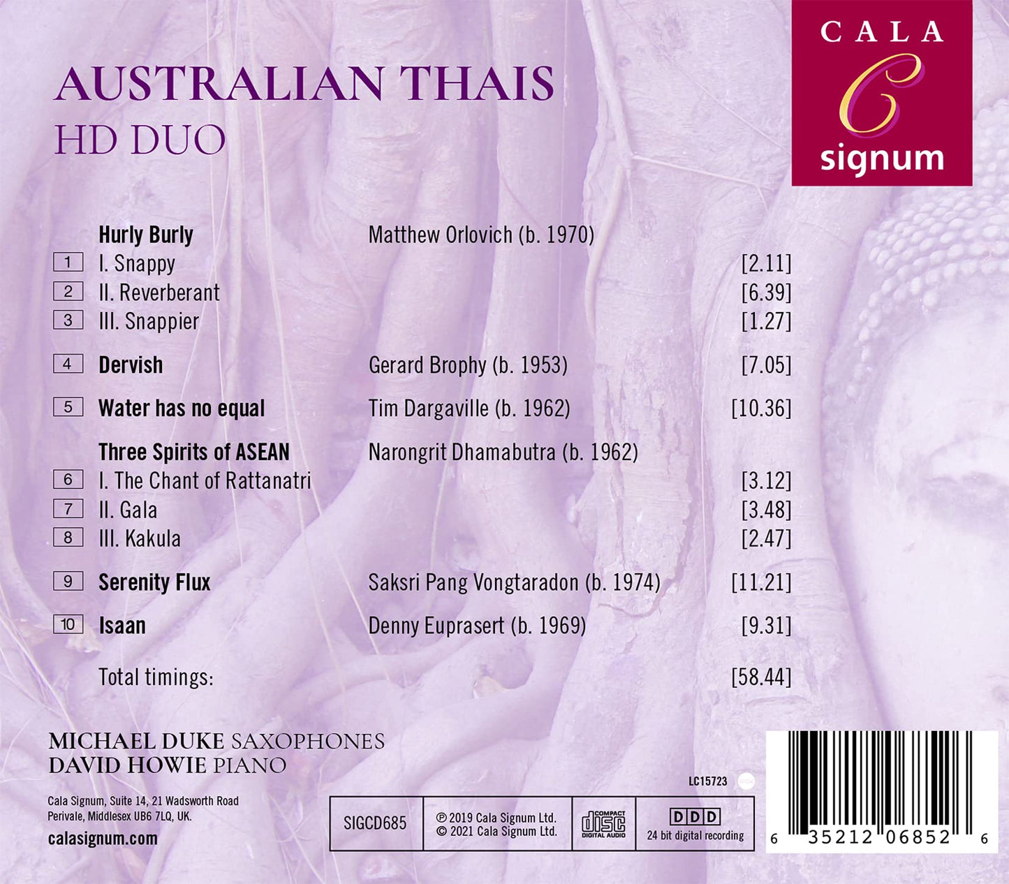 Australian Thais: New Music for Saxophone & Piano