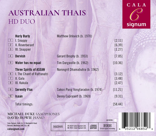 Australian Thais: New Music for Saxophone & Piano