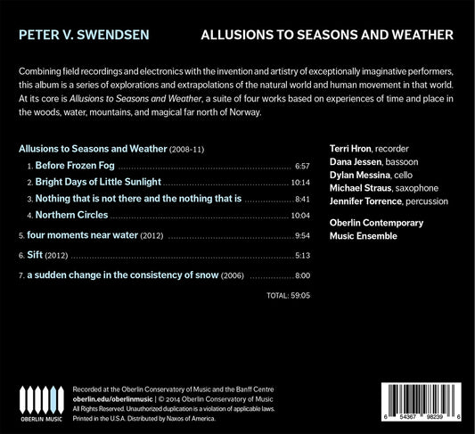 Allusions to Seasons and Weather