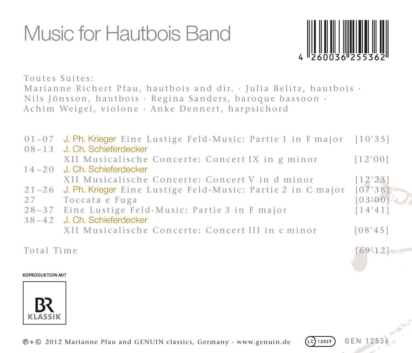 Music for Hautbois Band