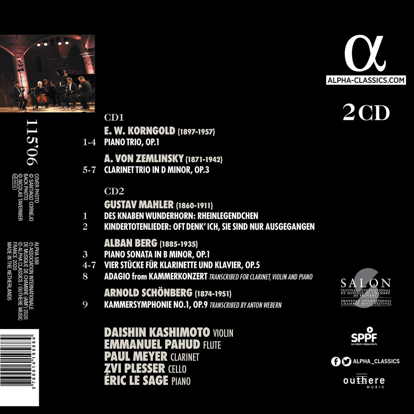 Vienne 1900 / Emmanuel Pahud, Paul Meyer, Zvi Plesser