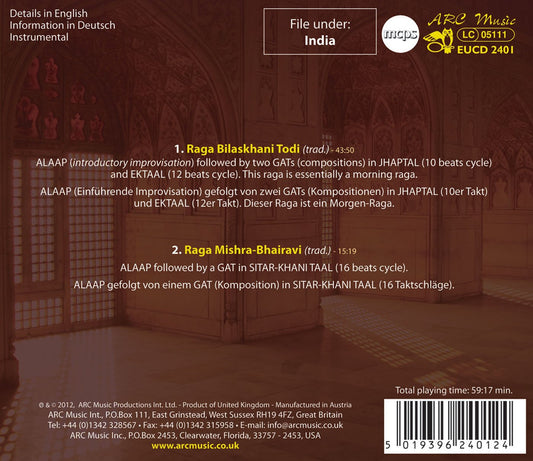 Master of the Indian Sitar: Rash Behari Datta