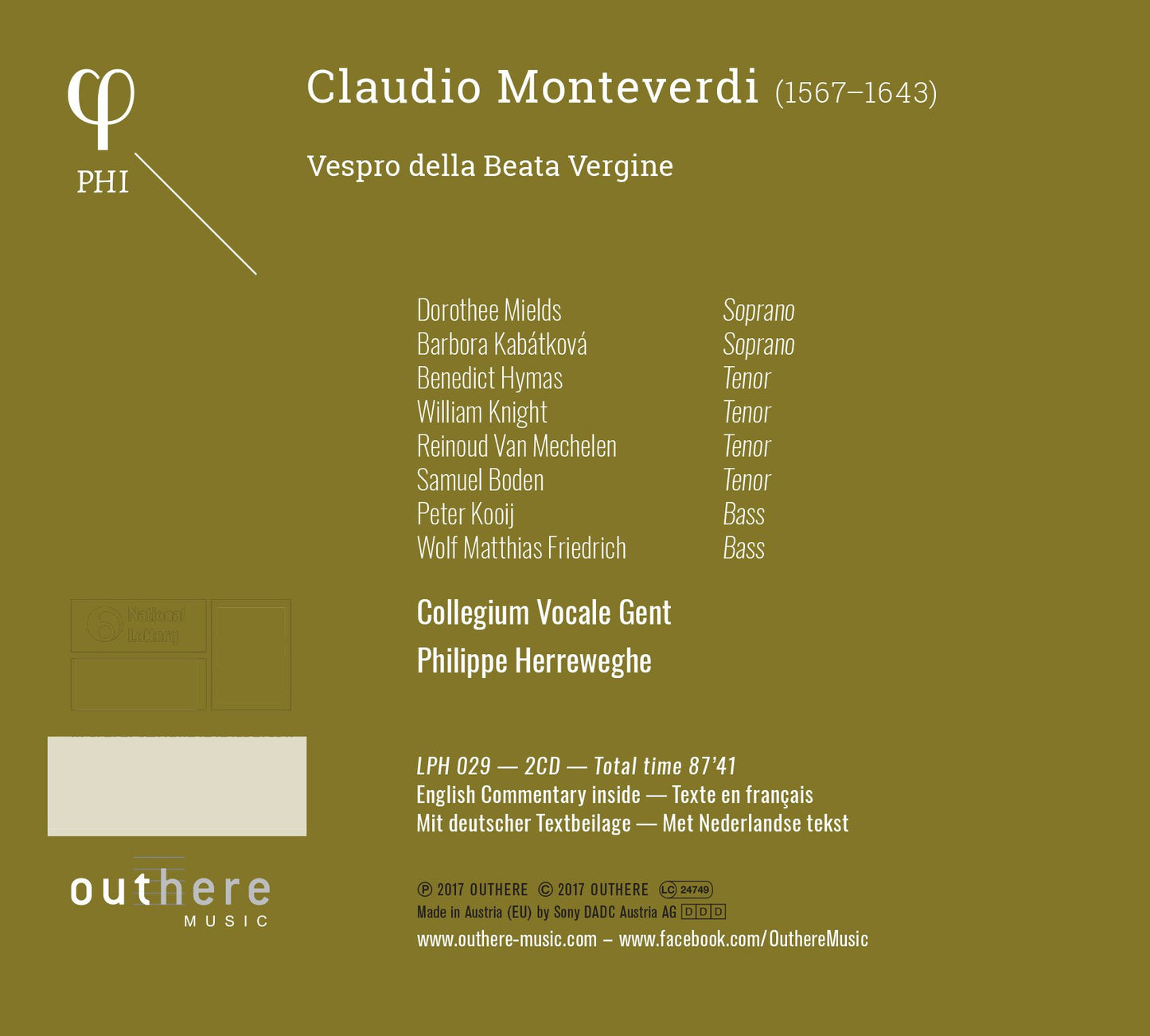 Monteverdi: Vespro della Beata Vergine