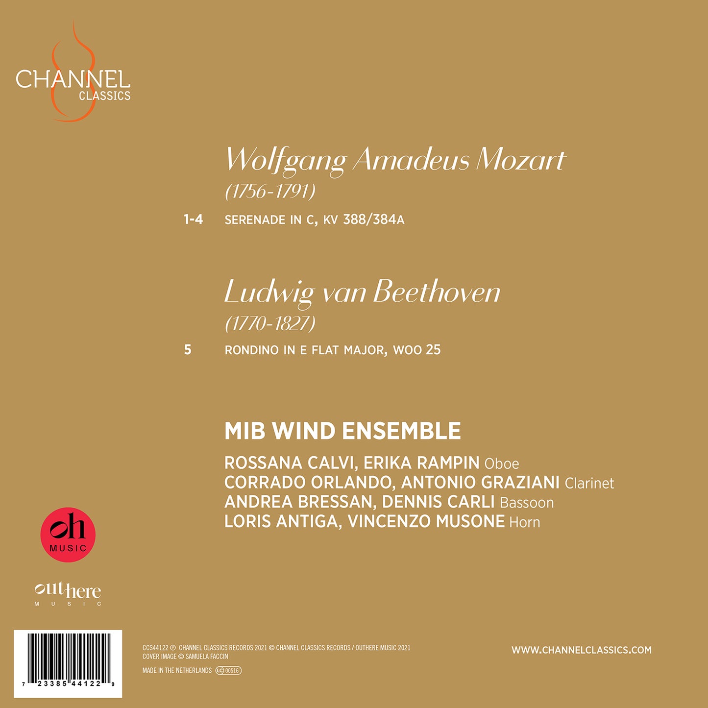 Beethoven: Rondino & Wind Octet; Mozart: Serenade