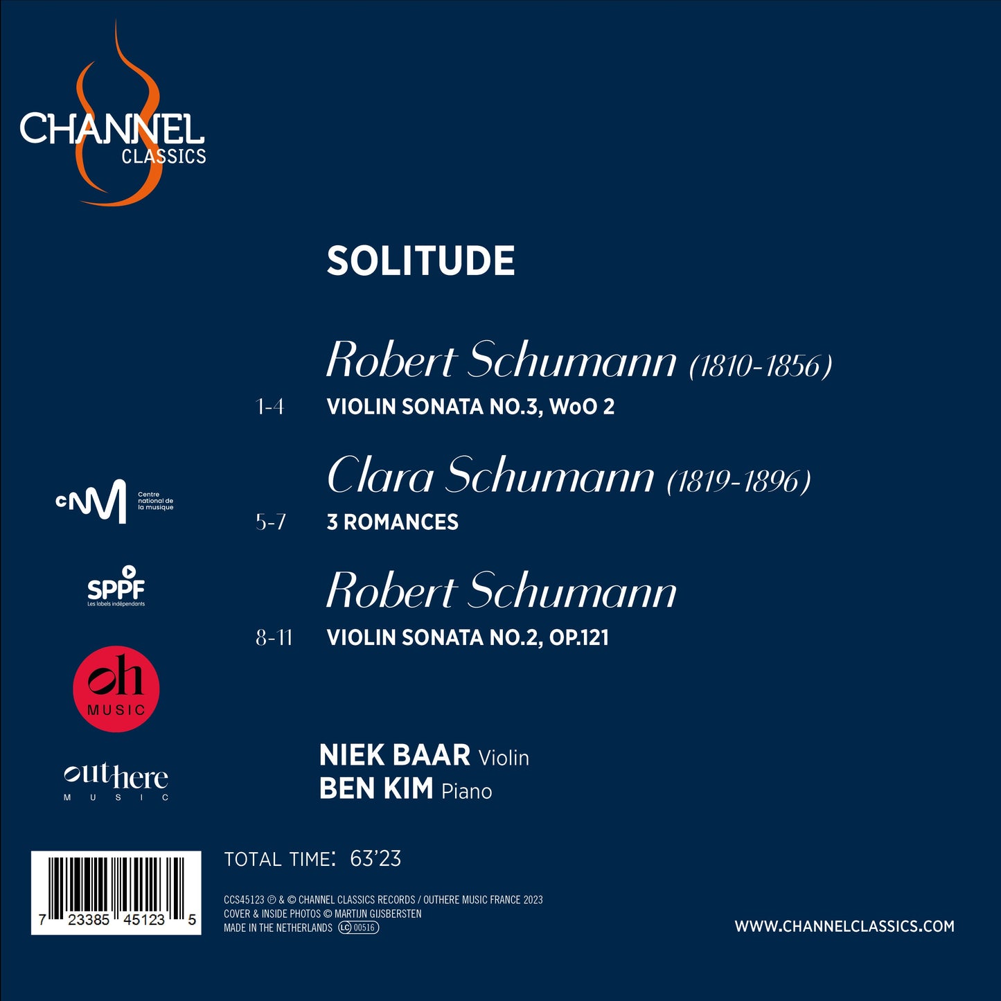 Robert & Clara Schumann: Solitude