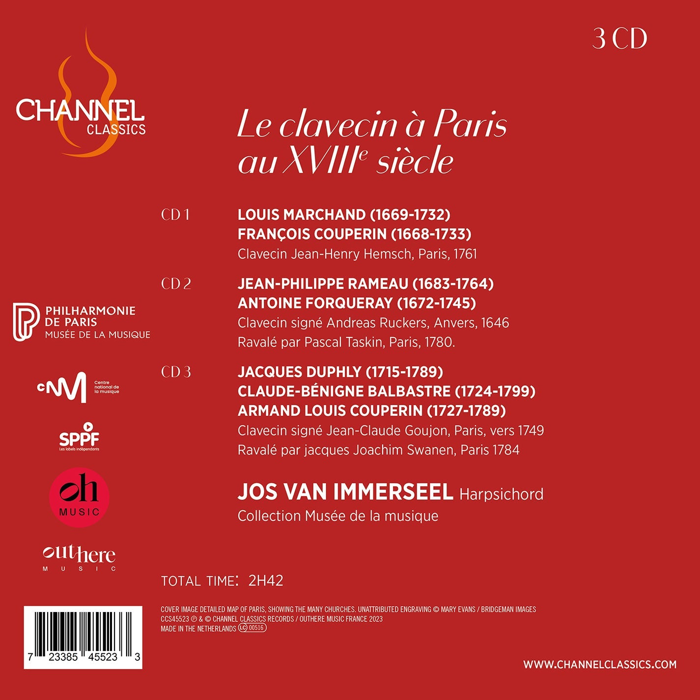 Le clavecin a Paris au XVIIIE siecle