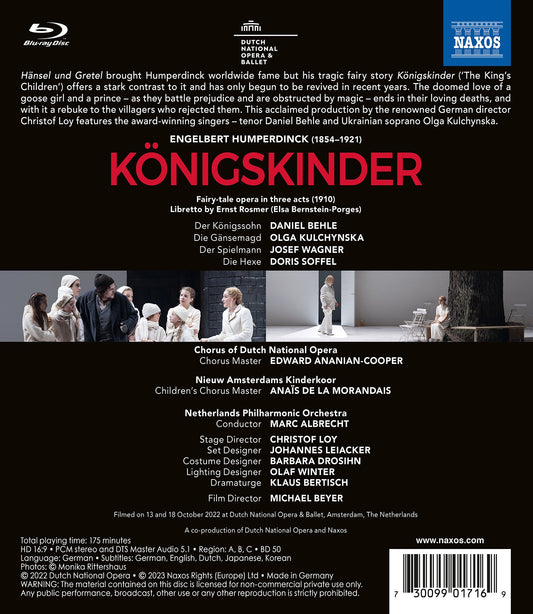Humperdinck: Konigskinder [Blu-ray Video]