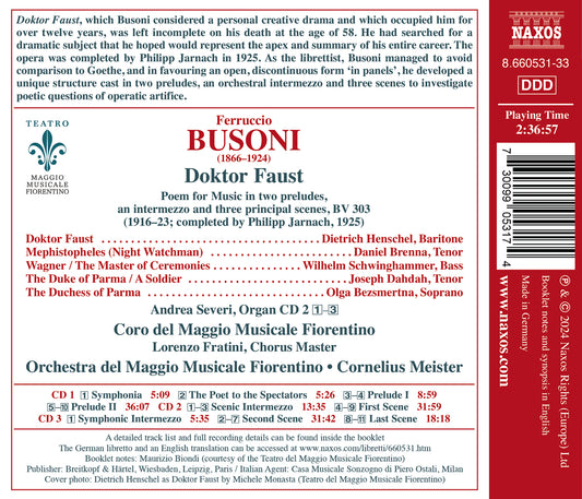 Busoni: Doktor Faust
