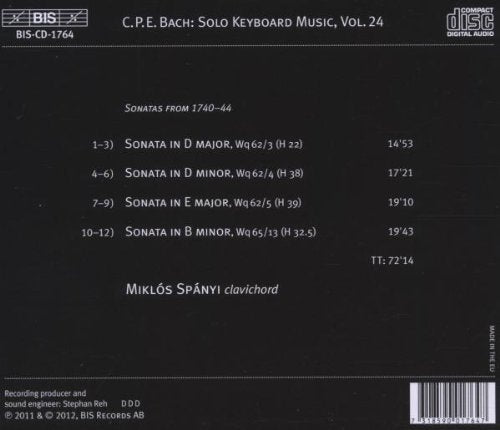 Bach: The Solo Keyboard Music, Vol. 24