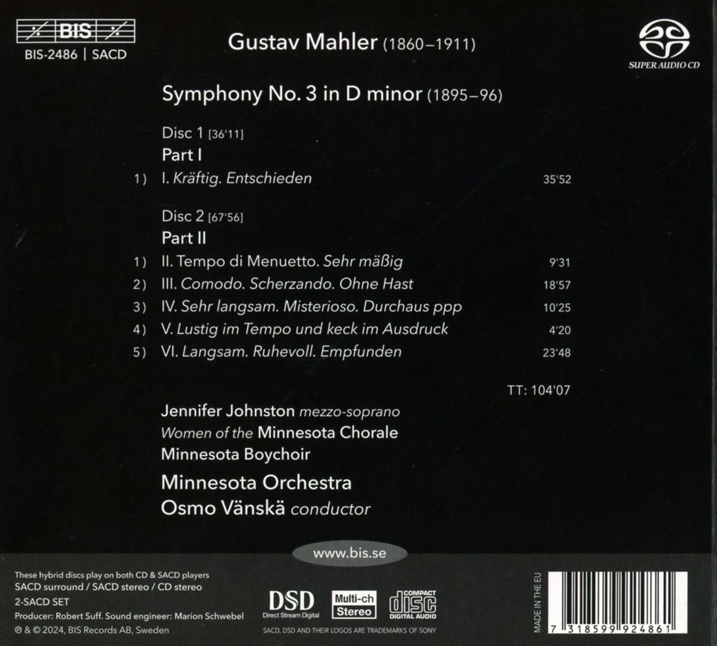Mahler: Symphony No. 3