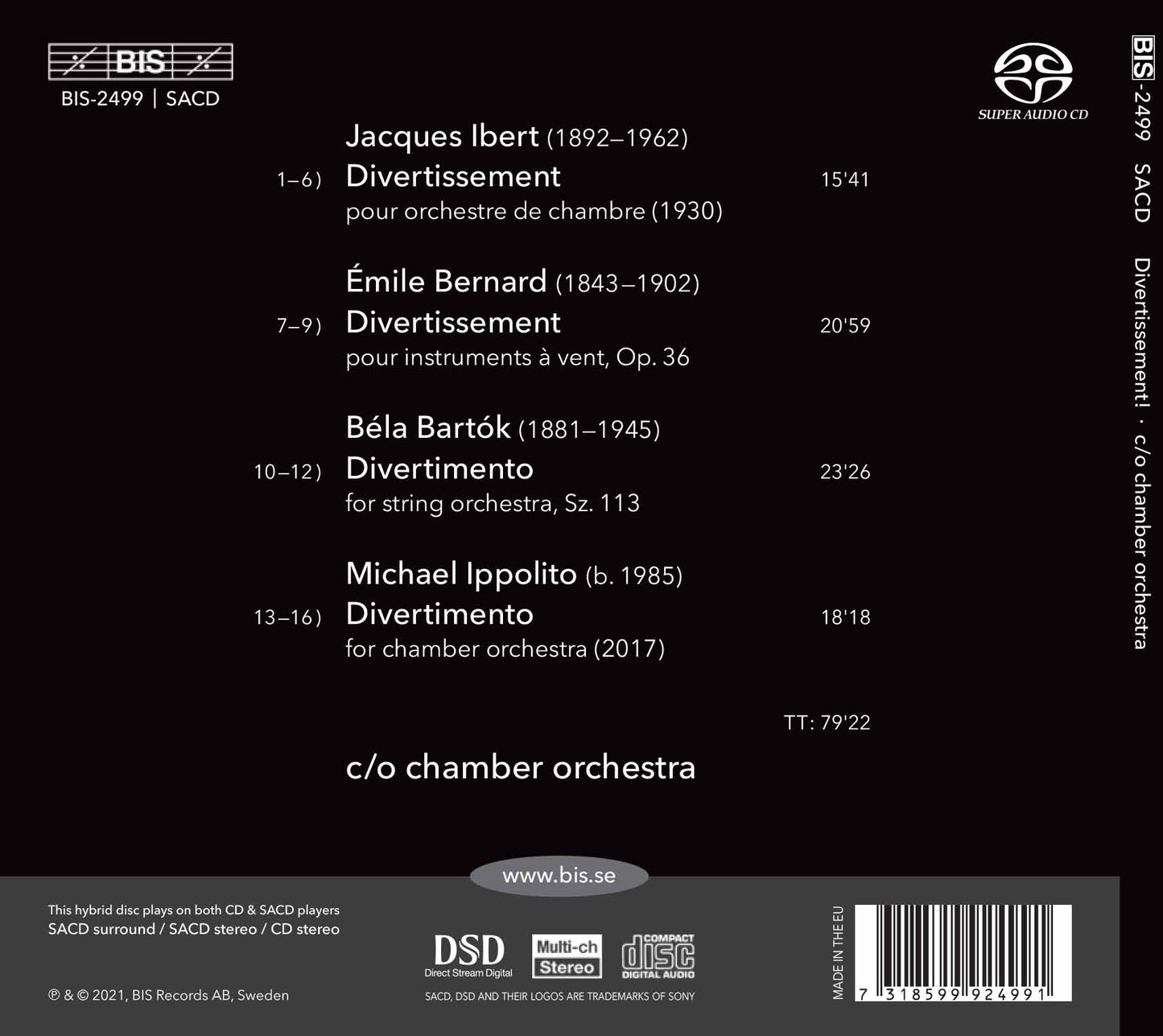 Divertissement! / C/O Chamber Orchestra