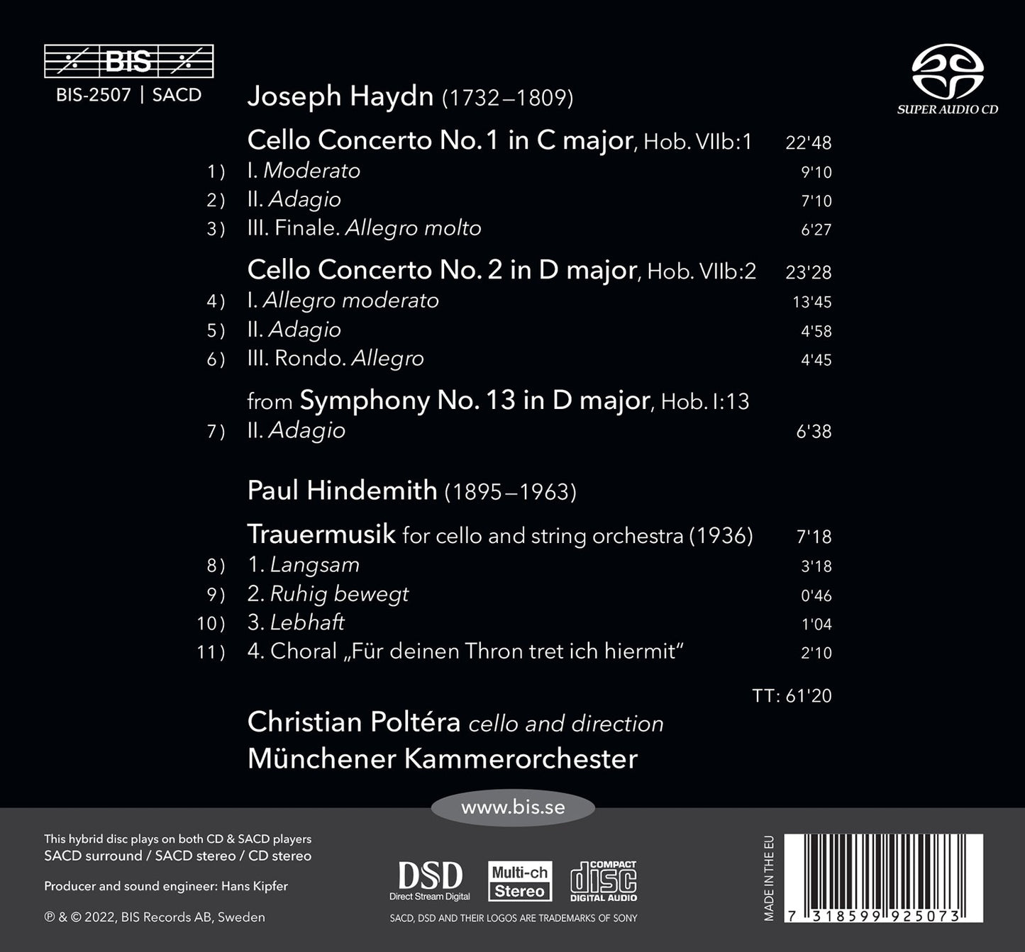 Haydn: Cello Concertos