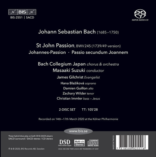 J.S. Bach: St. John Passion (The Köln Recording)