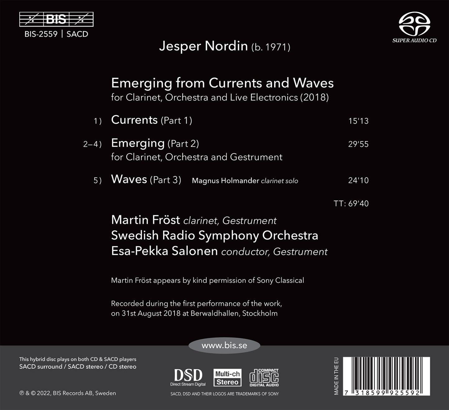 Nordin: Emerging from Currents & Waves