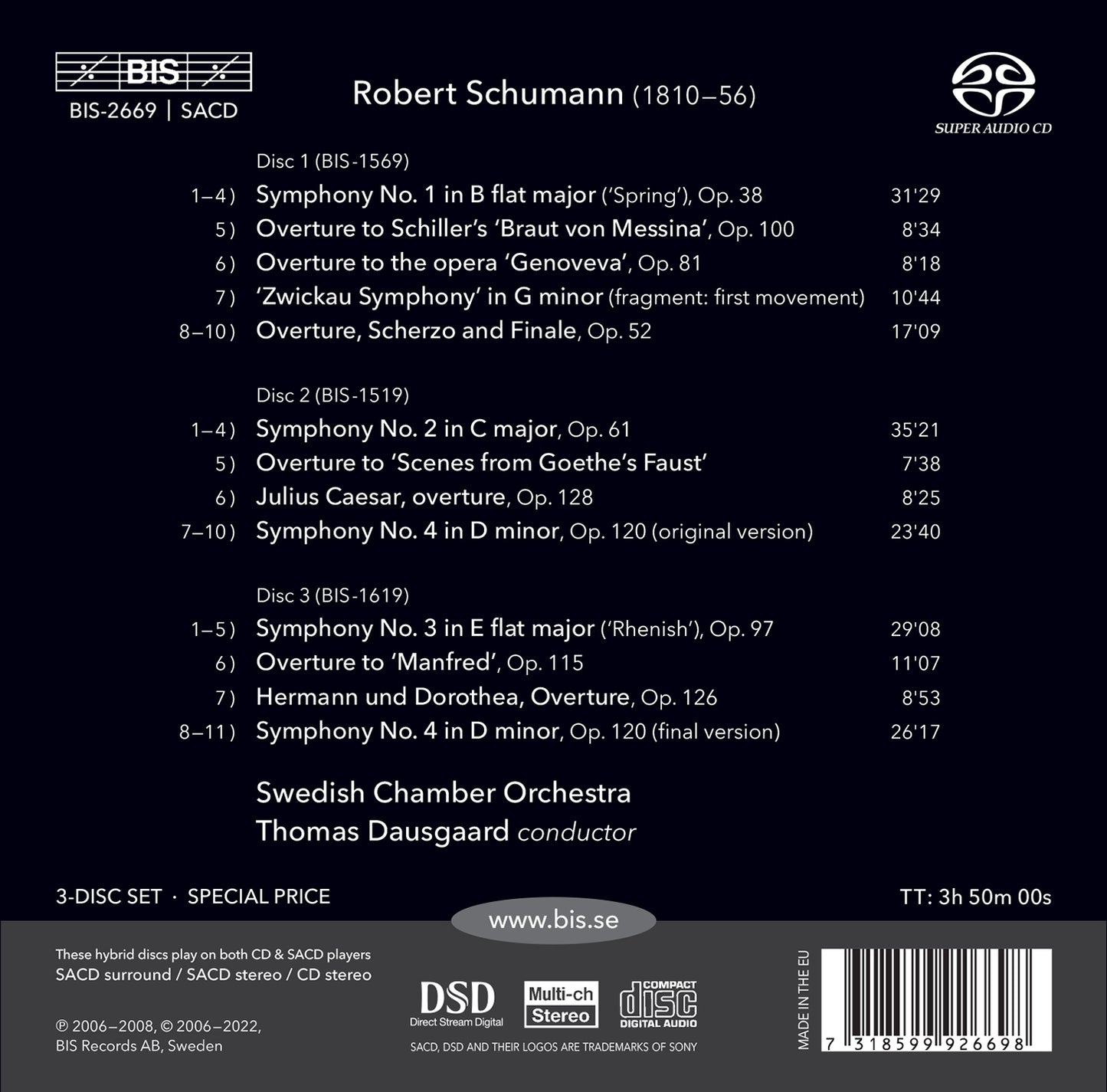 Schumann: The Symphonies & Overtures