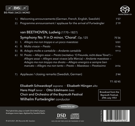Beethoven: Symphony No. 9 in D Minor, Op. 125