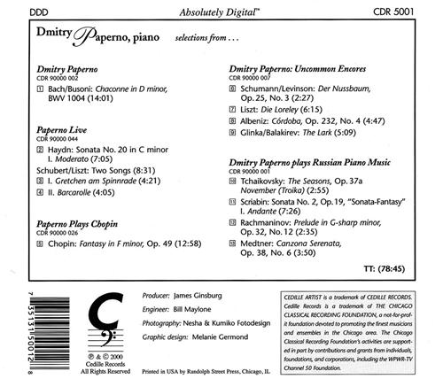 INTRODUCING DMITRY PAPERNO