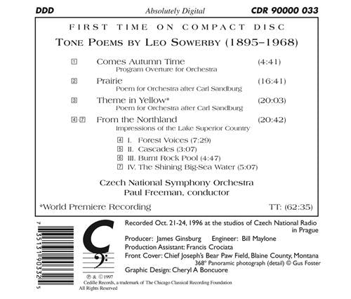SOWERBY: Tone Poems
