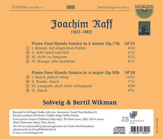 Raff: Piano Four-Hands Sonatas