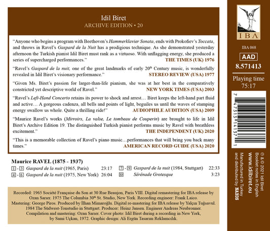 Idil Biret Archive Edition, Vol. 20 - Idil Biret plays Gaspa
