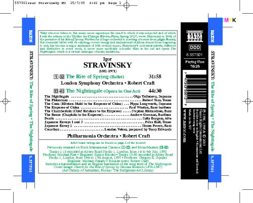 Stravinsky: The Rite of Spring - The Nightingale