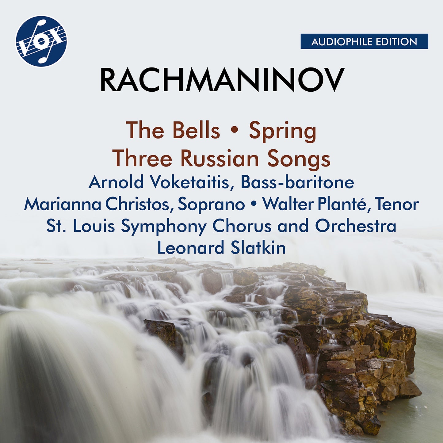 Rachmaninoff: The Bells; Spring; 3 Russian Songs / Slatkin, St. Louis Symphony