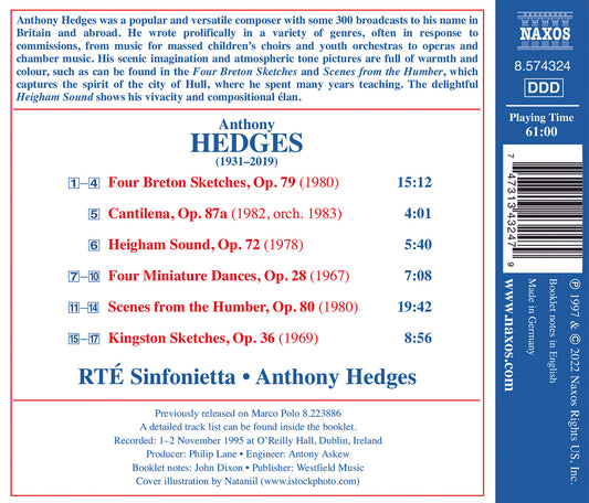 Hedges: Kingston Sketches; Four Breton Sketches; Cantilena;