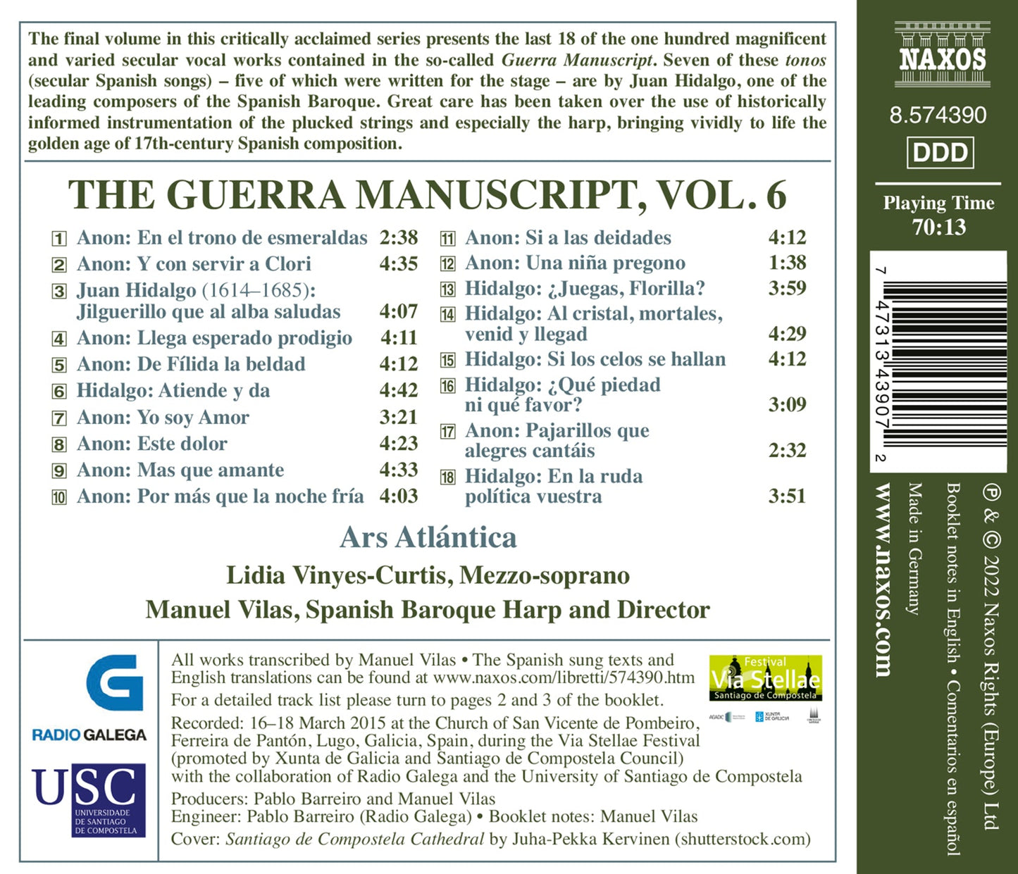 The Guerra Manuscript, Vol. 6