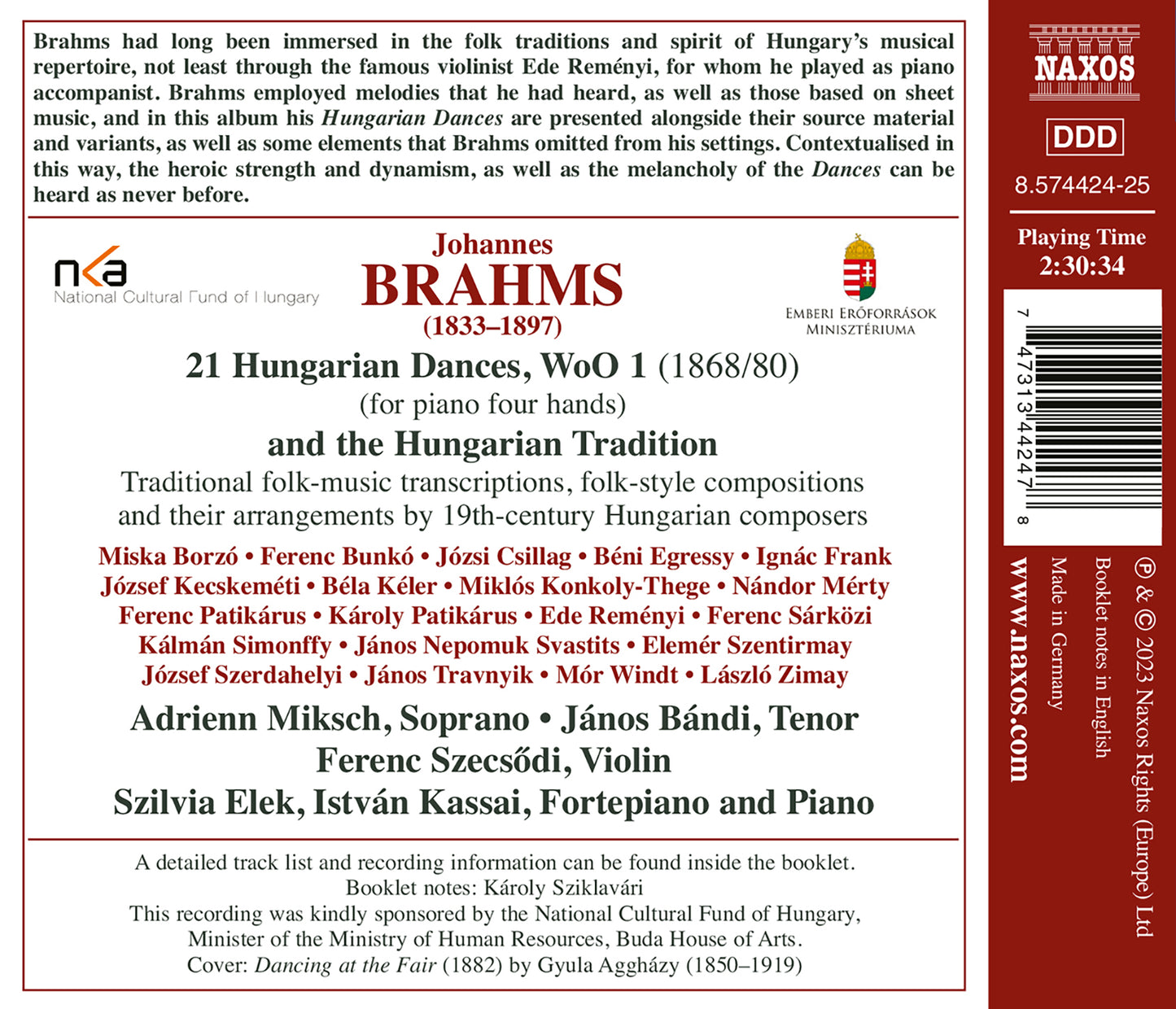 Brahms: Hungarian Dances & The Hungarian Tradition