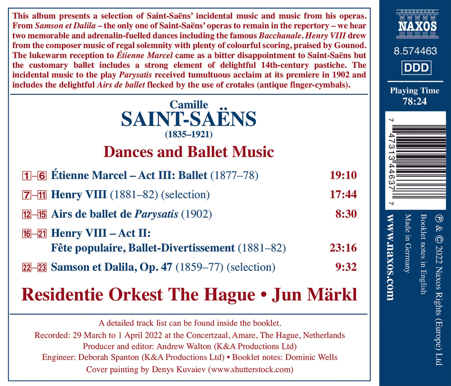 Saint-Saens: Dances & Ballet Music