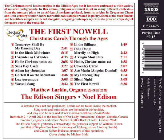 The First Nowell - Christmas Carols Through The Ages