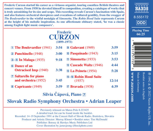 Curzon: Robin Hood Suite; In Malaga; The Boulevardier; Punch