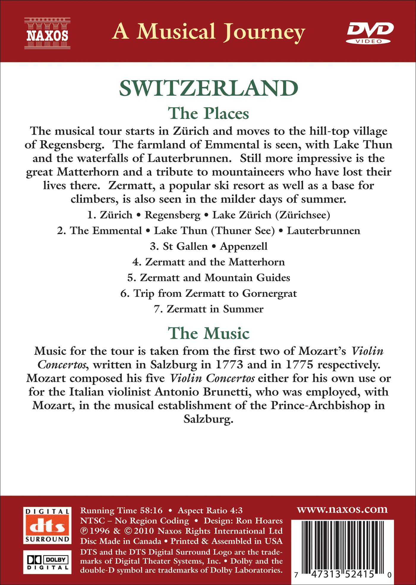 Switzerland: From Zurich to Zermatt
