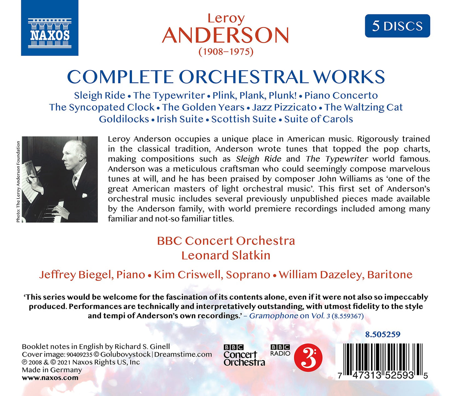 Complete Orchestral Works / Leroy Anderson