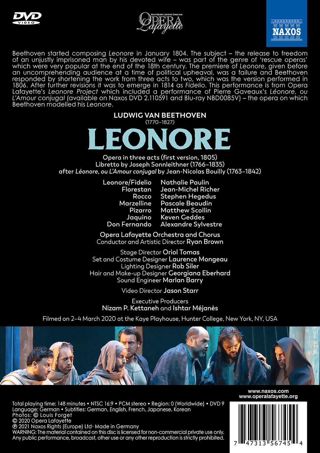 Beethoven: Leonore (1805 Version)