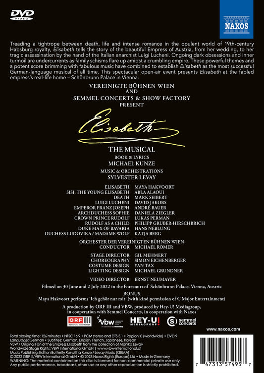 Levay: Elisabeth  Abla Alaoui, Andre Bauer, Daniela Ziegler, David Jakobs, Gil Mehmert, Hans Neblung, Katja Berg, Luka