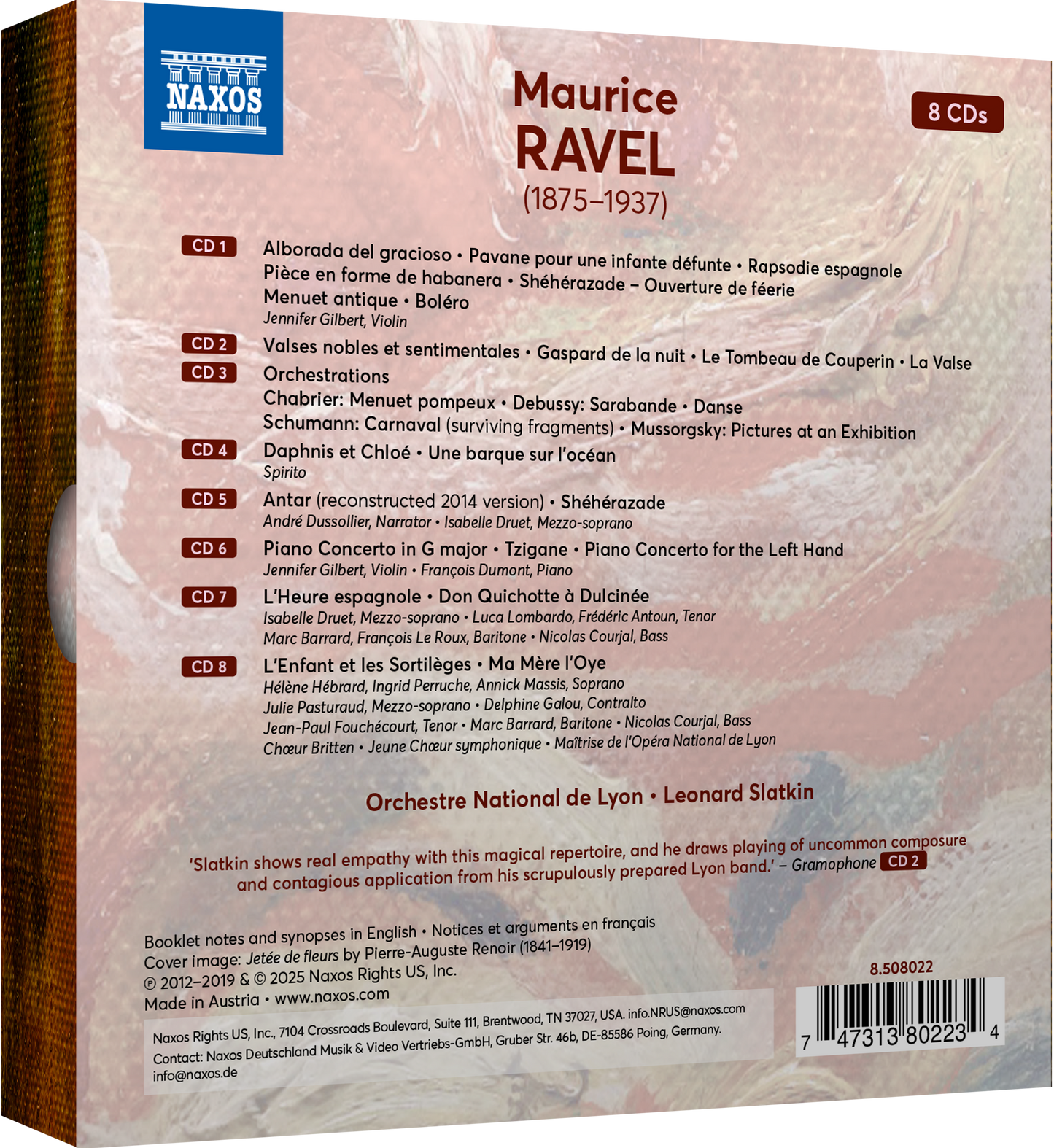 Ravel: Orchestral Works & Operas