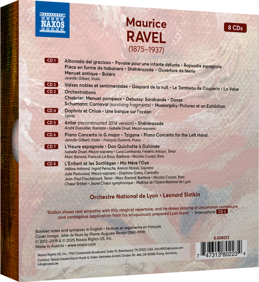 Ravel: Orchestral Works & Operas