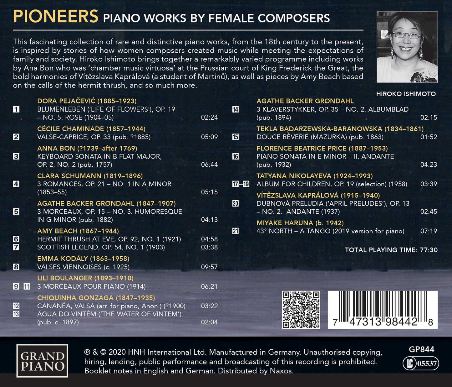 Pioneers - Piano Works By Female Composers