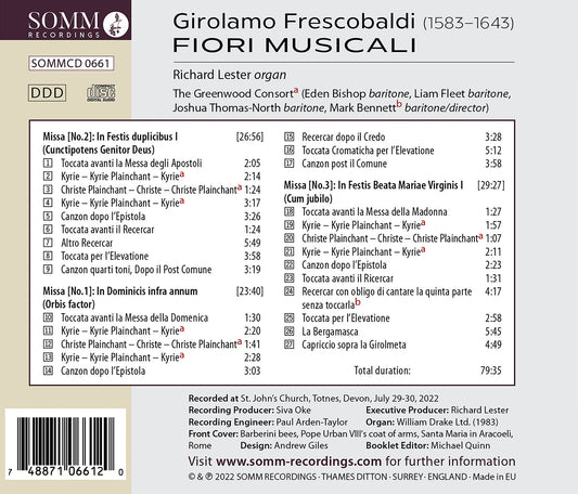 Frescobaldi: Fiori Musicali