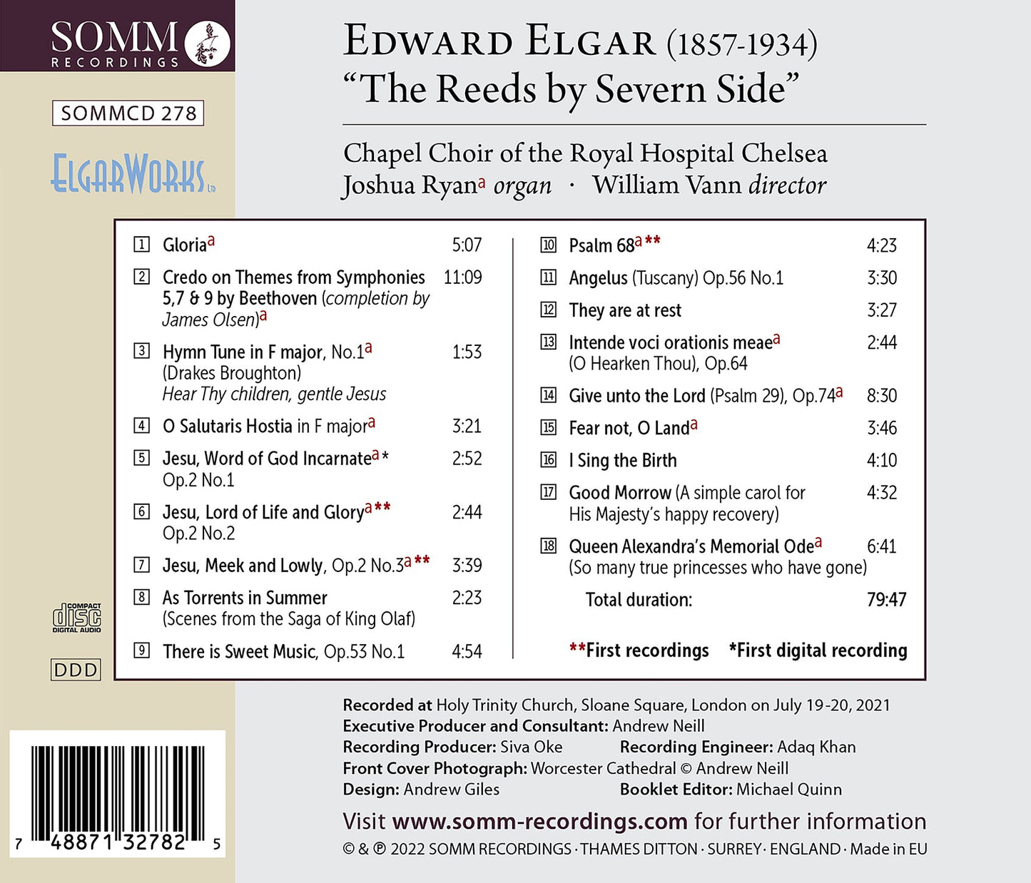 Elgar: The Reeds by Severn Side