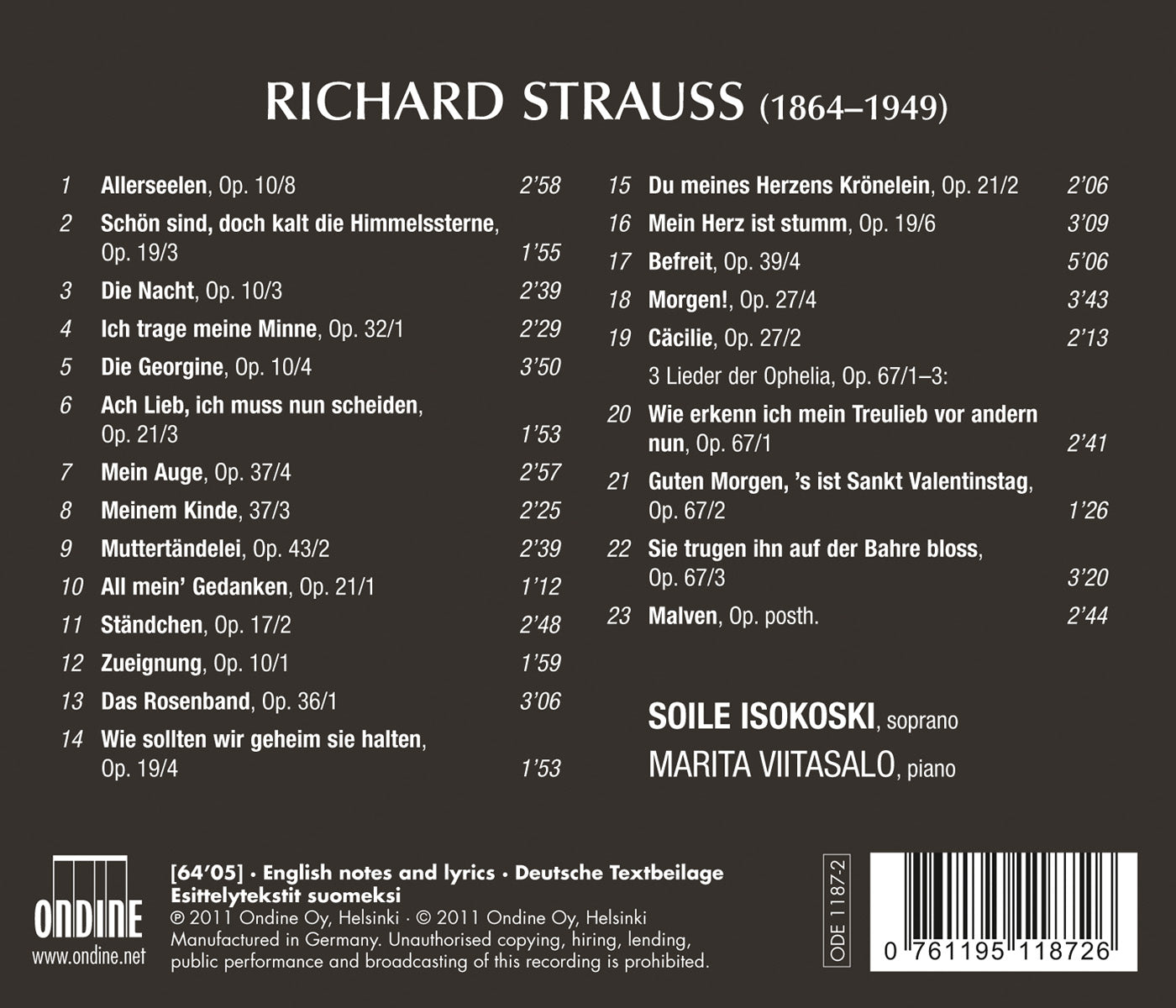 Strauss: Lieder