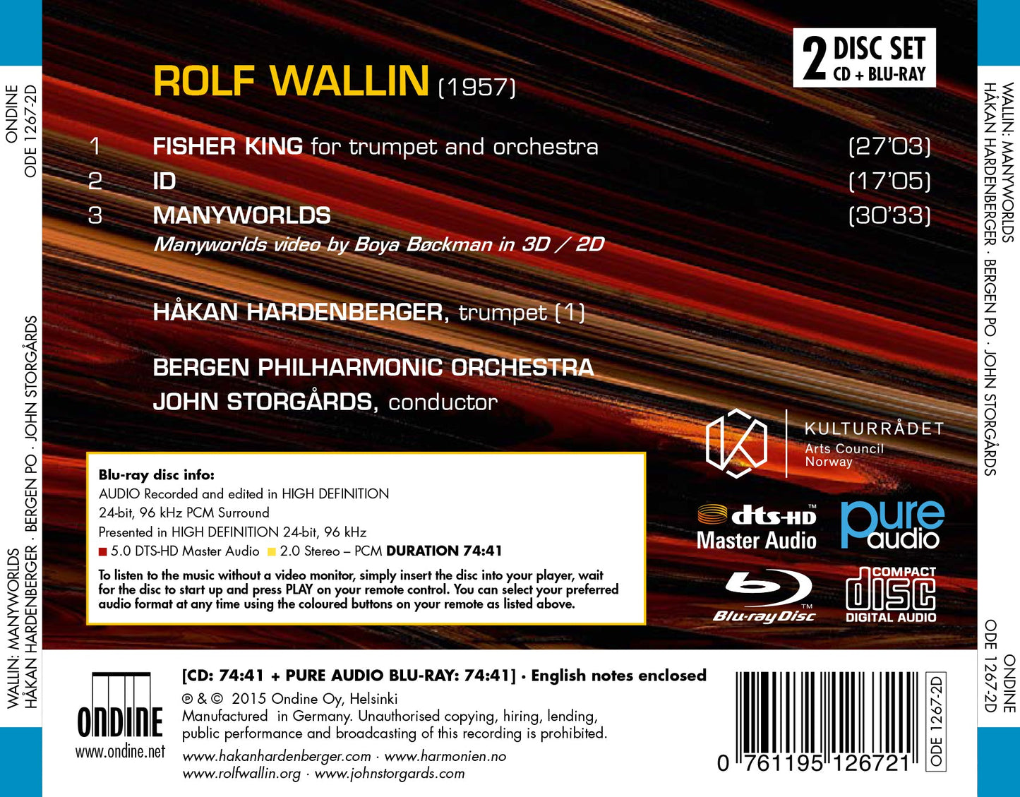 Rolf Wallin: Manyworlds (Audio Version)