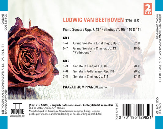 Beethoven: Piano Sonatas, Opp. 7, 13, 109, 110 & 111
