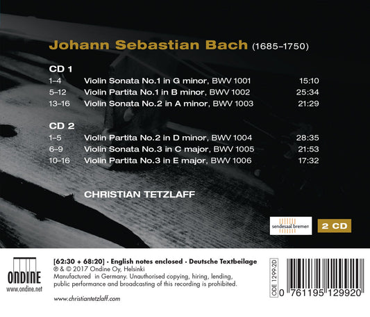 Bach: Violin Sonatas & Partitas